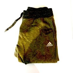 Adidas joggers. Dark green. Size Medium